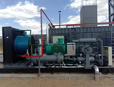 陜西某石油科技公司原料氣壓縮機